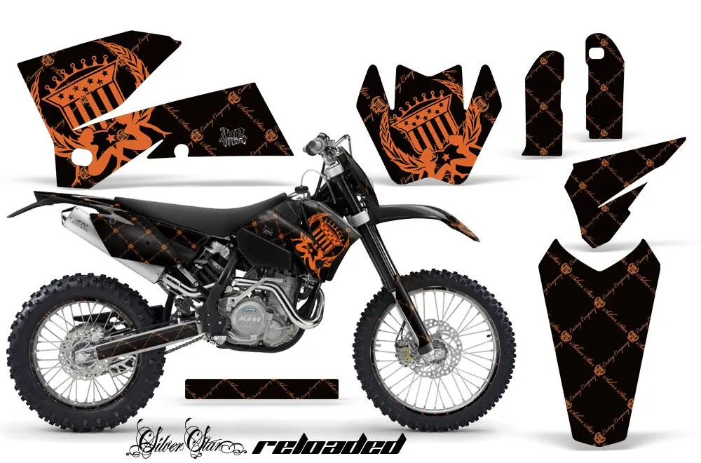 KTM C4 EXC Dirt Bike Custom Graphic Kit - 2005-2007