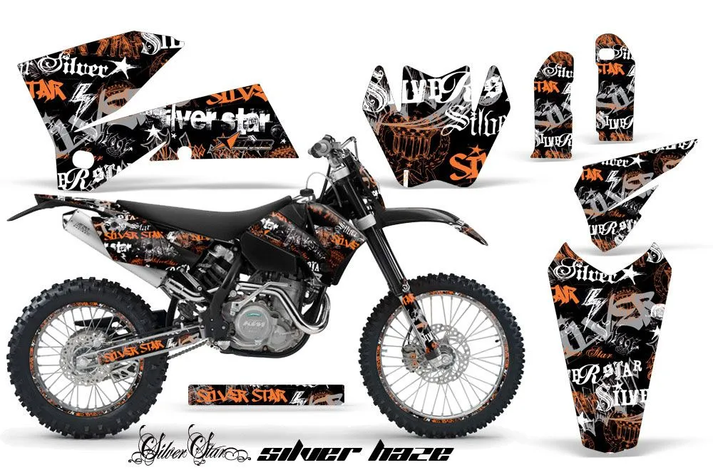KTM C4 EXC Dirt Bike Custom Graphic Kit - 2005-2007