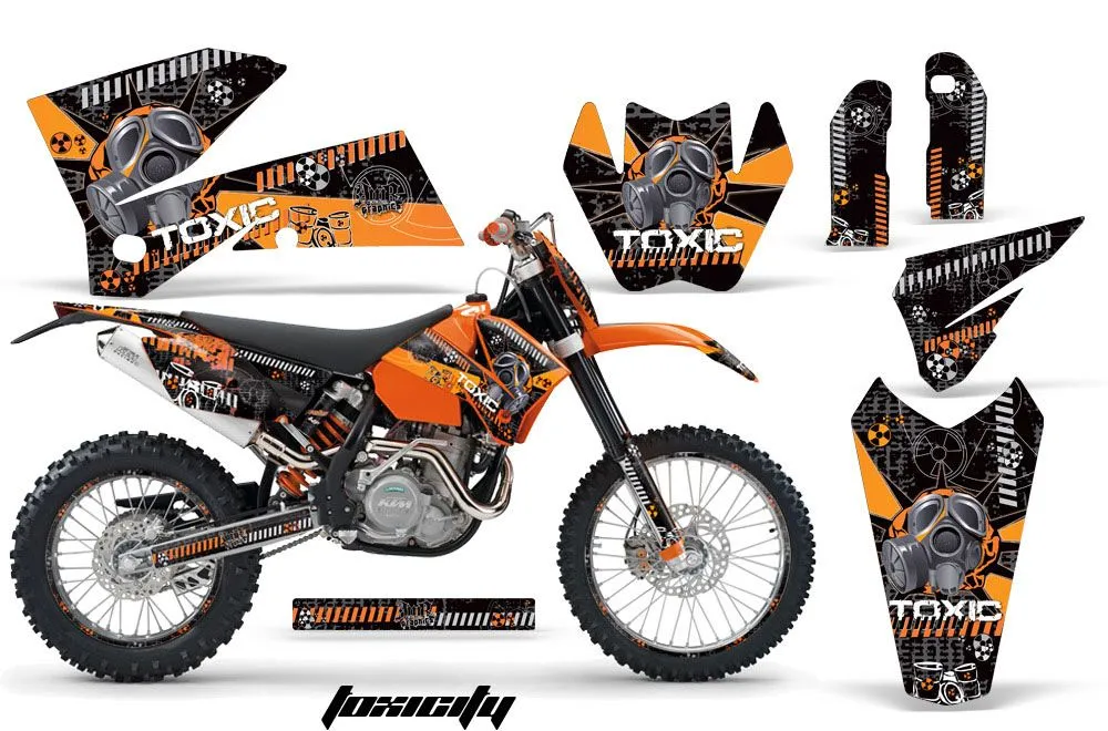 KTM C4 EXC Dirt Bike Custom Graphic Kit - 2005-2007