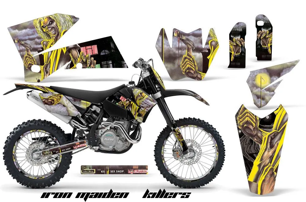 KTM C4 EXC Dirt Bike Custom Graphic Kit - 2005-2007