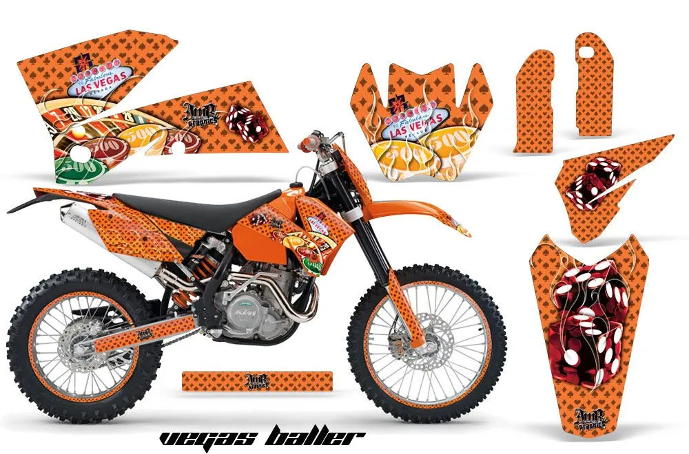 KTM C4 SX Dirt Bike Custom Graphic Kit - 2005-2006