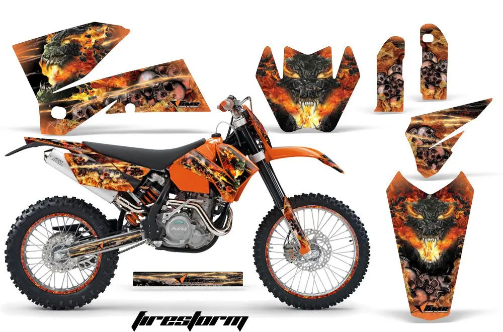 KTM C4 SX Dirt Bike Custom Graphic Kit - 2005-2006