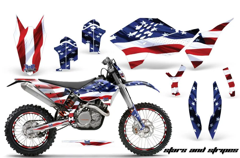 KTM C5 SX / SX-F 125 / 525 Dirt Bike Custom Graphic Kit - 2007-2010