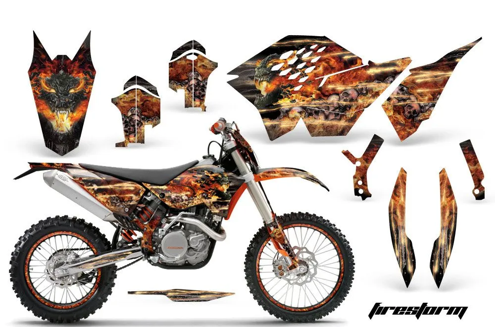 KTM C5 WCFW 250 Dirt Bike Custom Graphic Kit - 2011