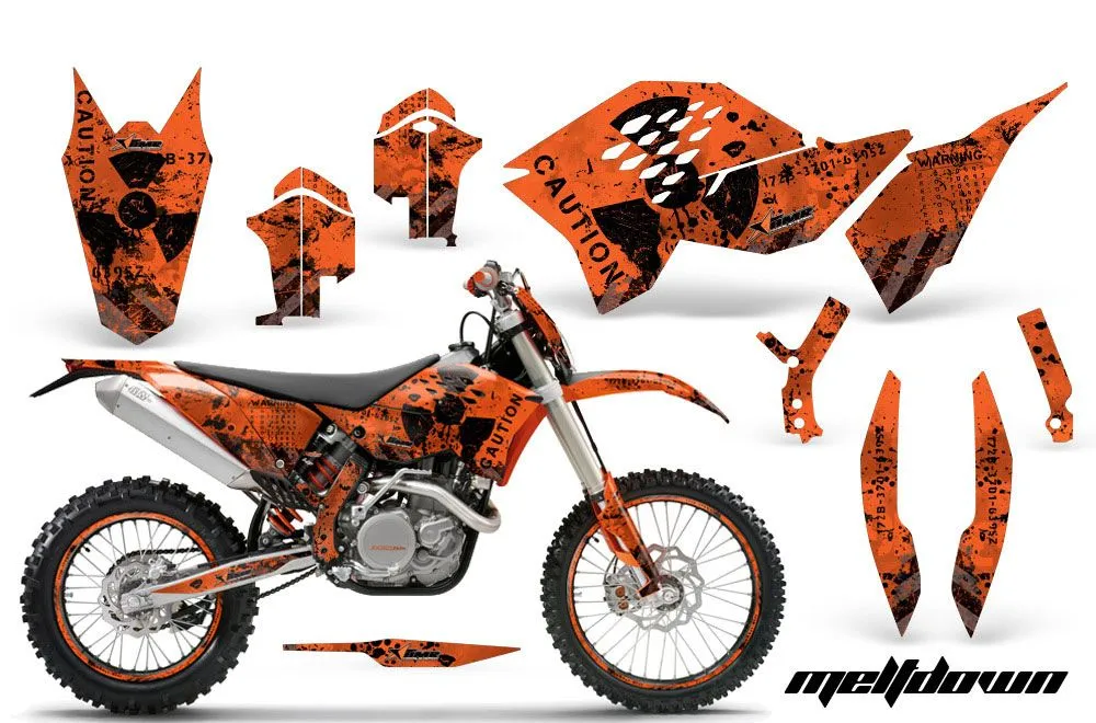 KTM C5 WCFW 250 Dirt Bike Custom Graphic Kit - 2011