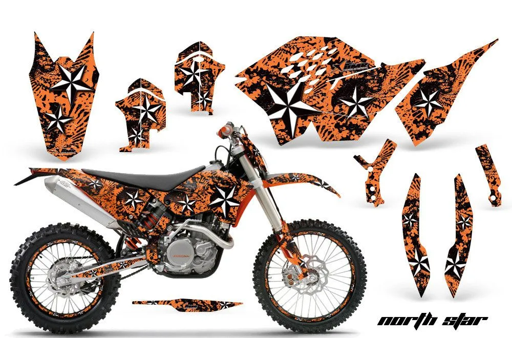 KTM C5 WCFW 250 Dirt Bike Custom Graphic Kit - 2011