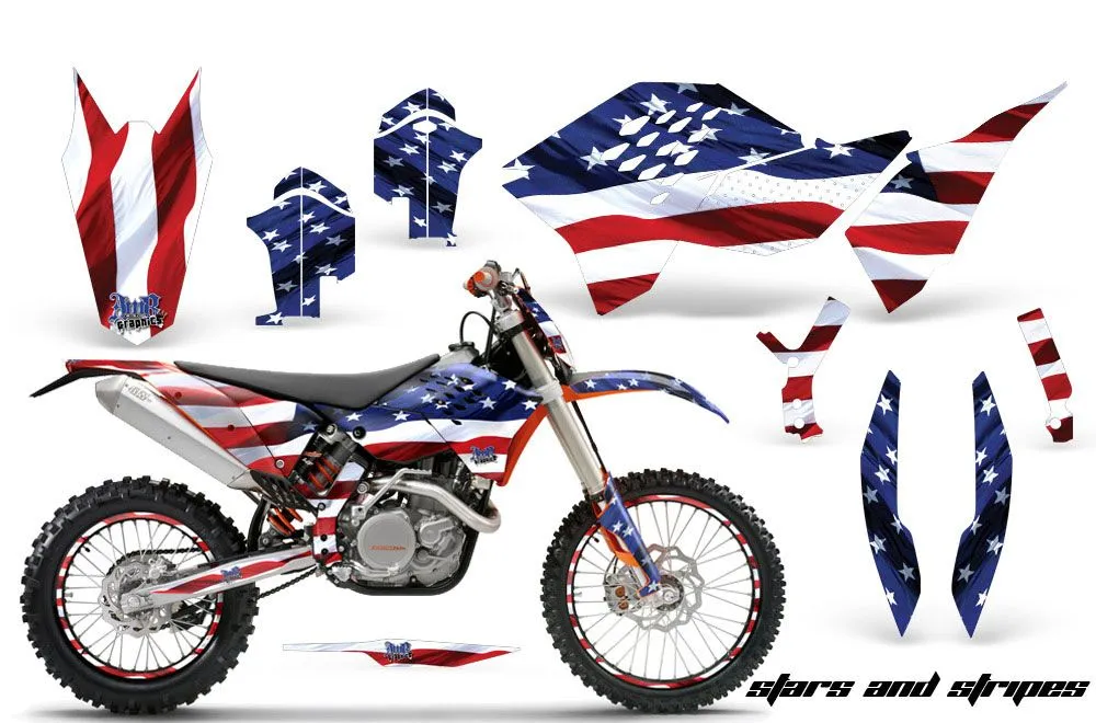 KTM C5 WCFW 250 Dirt Bike Custom Graphic Kit - 2011