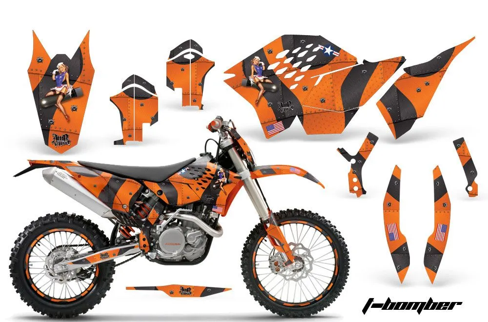KTM C5 WCFW 250 Dirt Bike Custom Graphic Kit - 2011