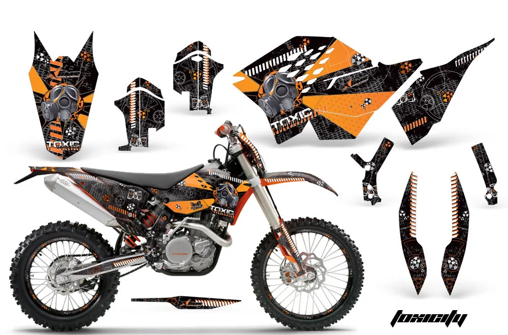 KTM C5 WCFW 250 Dirt Bike Custom Graphic Kit - 2011