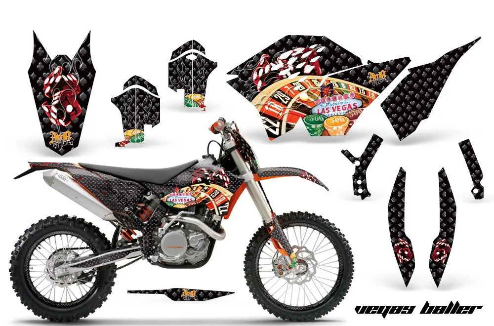 KTM C5 WCFW 250 Dirt Bike Custom Graphic Kit - 2011