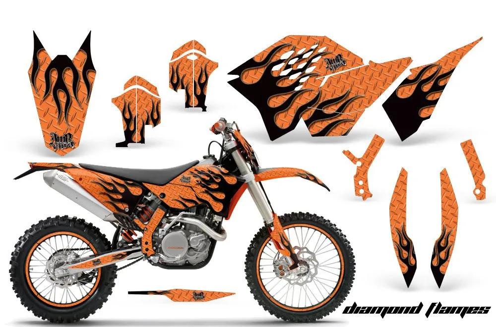 KTM C5 WCFW 250 Dirt Bike Custom Graphic Kit - 2011