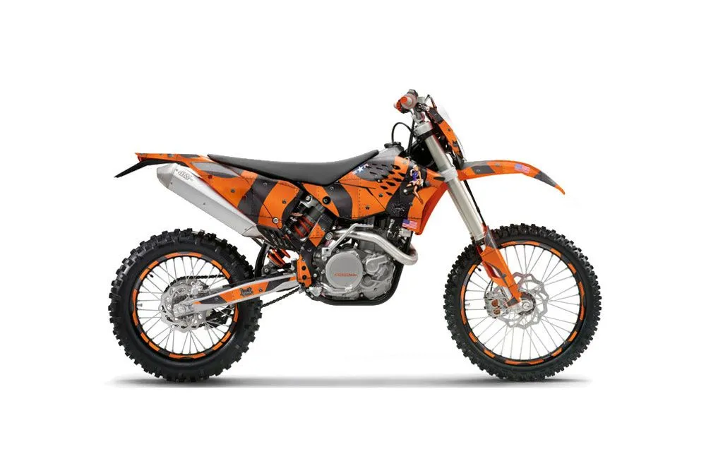 KTM C5 WCFW 250 Dirt Bike Graphic Kit - 2011 T Bomber Orange