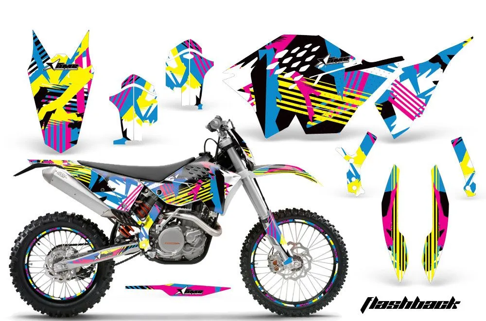 KTM C5 XCW 200/ 250 / 300 Dirt Bike Custom Graphic Kit - 2011