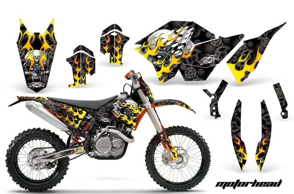 KTM C5 XCW 200/ 250 / 300 Dirt Bike Custom Graphic Kit - 2011
