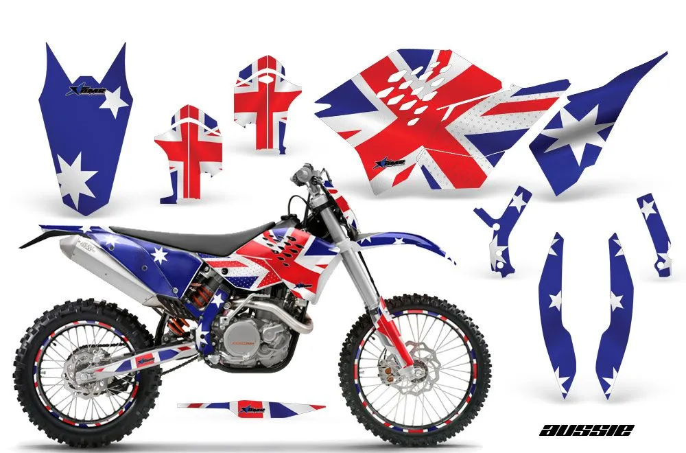 KTM C5 XCW 200/ 250 / 300 Dirt Bike Custom Graphic Kit - 2011