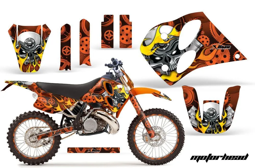 KTM C6 EXC 2 Stroke Dirt Bike Custom Graphic Kit - 1993-1997