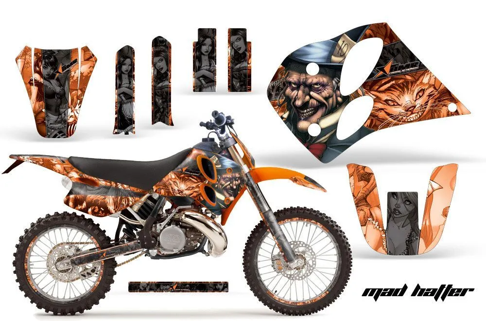 KTM C6 SX 2 Stroke Dirt Bike Custom Graphic Kit - 1993-1997