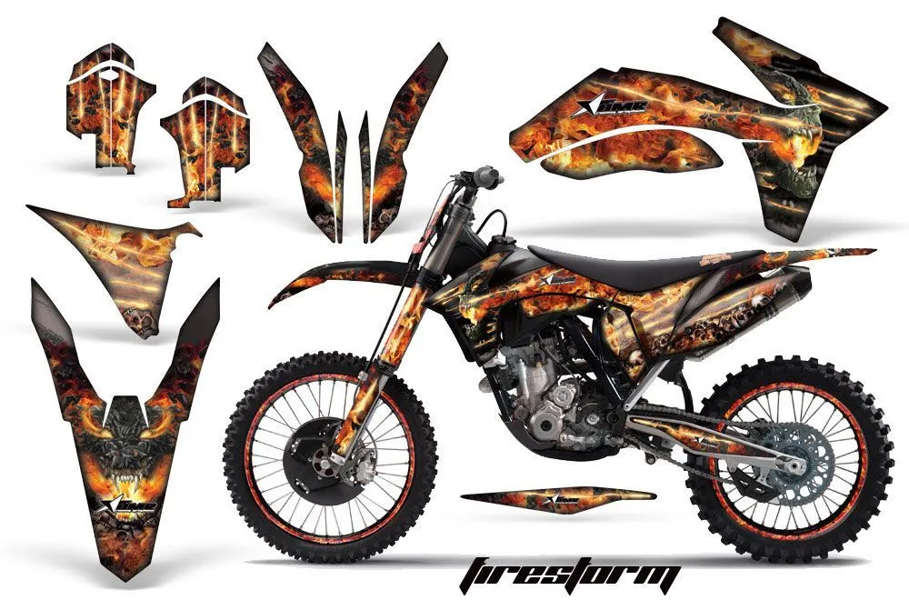 KTM C7 SX / SX-F Dirt Bike Custom Graphic Kit - 2011-2012