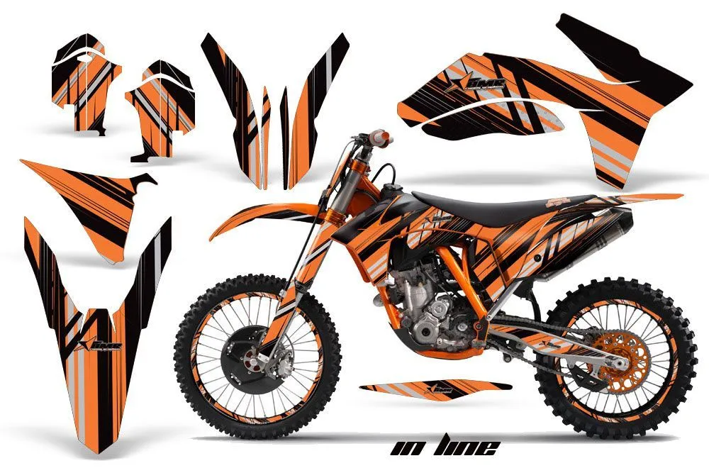 KTM C7 SX / SX-F Dirt Bike Custom Graphic Kit - 2011-2012