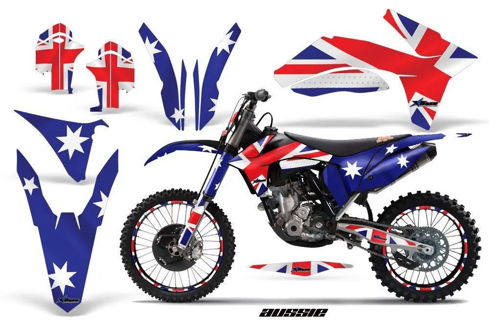 KTM C7 XC Dirt Bike Graphic Kit - 2012-2013 Aussie
