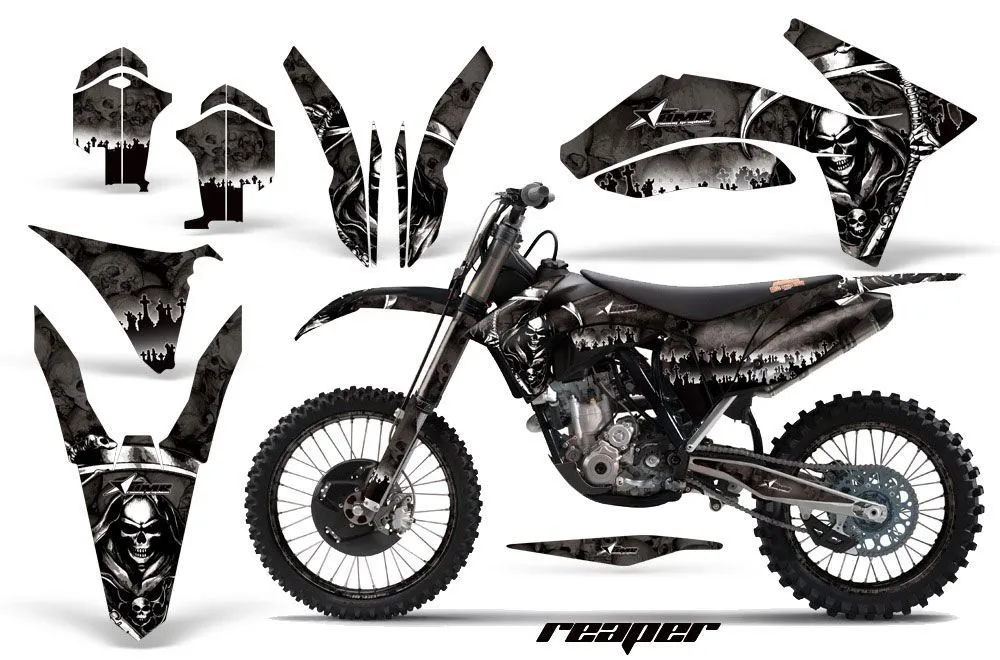KTM C7 XC Dirt Bike Graphic Kit - 2012-2013 Reaper Black