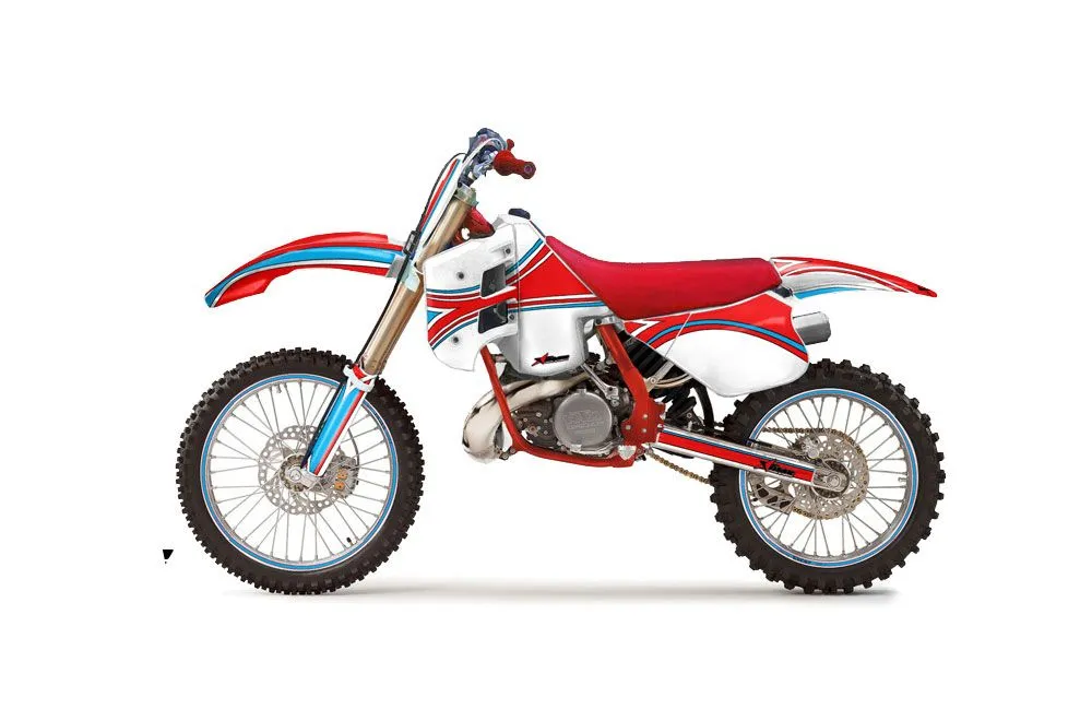 KTM C8 MXC / EXC 300 Dirt Bike Graphic Kit - 1990-1992 Retro Race