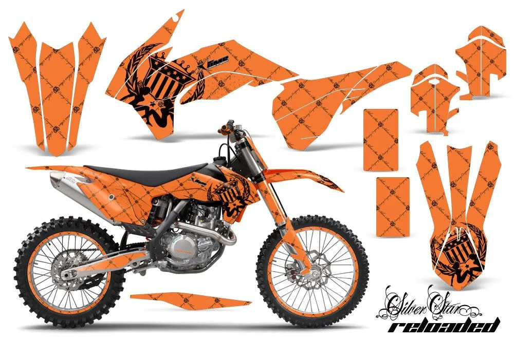 KTM C9 SX / SX-F / XC / XC-F Dirt Bike Custom Graphic Kit - 2013-2015