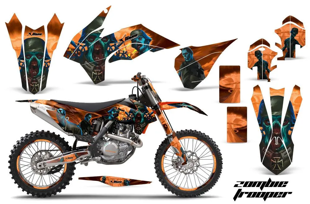 KTM C9 SX / SX-F / XC / XC-F Dirt Bike Custom Graphic Kit - 2013-2015