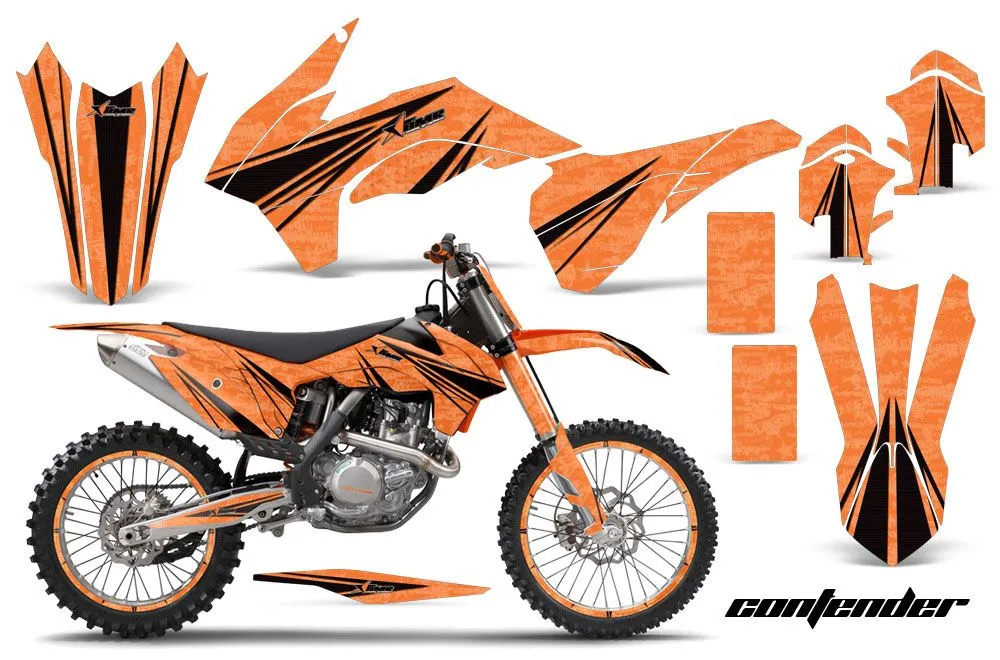 KTM C9 SX / SX-F / XC / XC-F Dirt Bike Custom Graphic Kit - 2013-2015