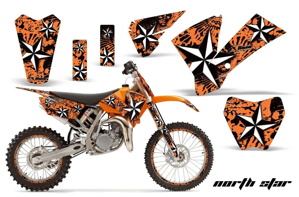 KTM SX 105 Dirt Bike Graphic Kit - 2004-2005 NorthStar Orange