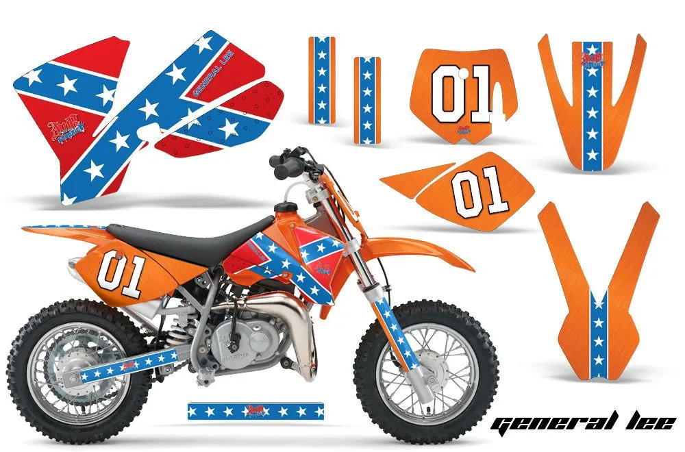 KTM SX 50 Adventure Jr / Sr Dirt Bike Custom Graphic Kit - 2002-2008