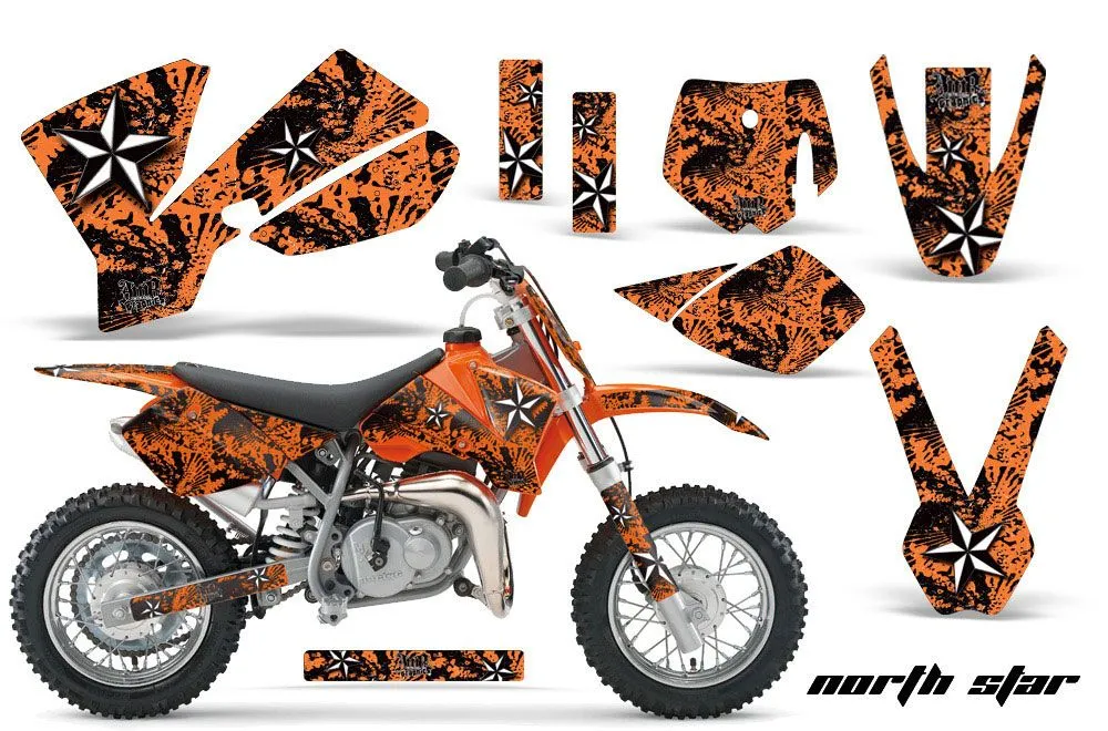 KTM SX 50 Adventure Jr / Sr Dirt Bike Custom Graphic Kit - 2002-2008