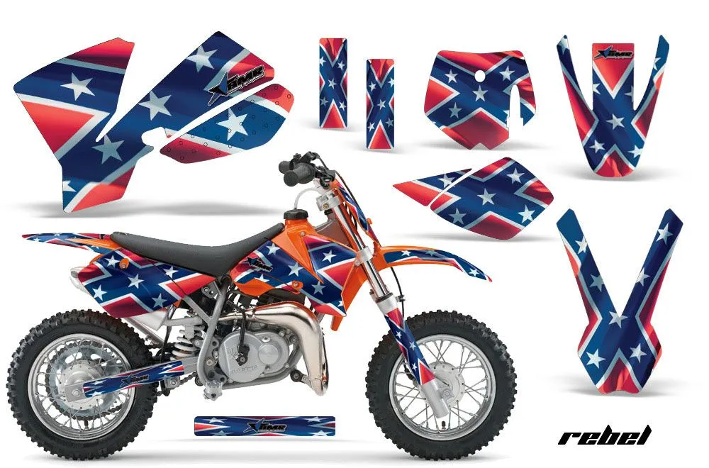KTM SX 50 Adventure Jr / Sr Dirt Bike Custom Graphic Kit - 2002-2008