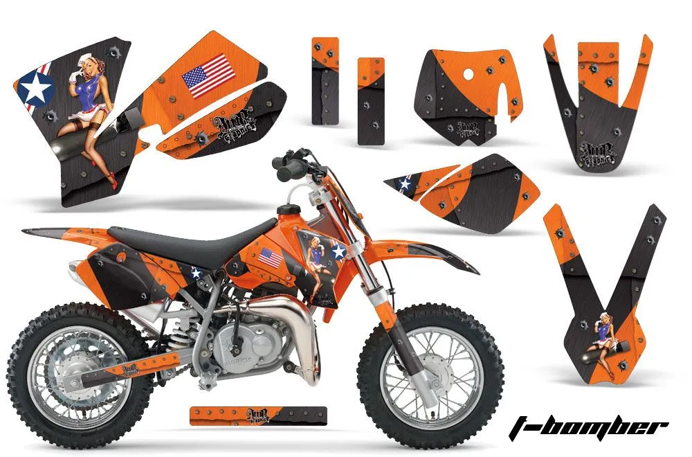KTM SX 50 Adventure Jr / Sr Dirt Bike Custom Graphic Kit - 2002-2008