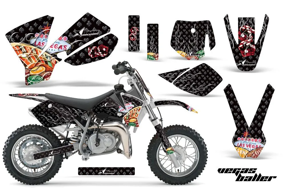 KTM SX 50 Adventure Jr / Sr Dirt Bike Custom Graphic Kit - 2002-2008