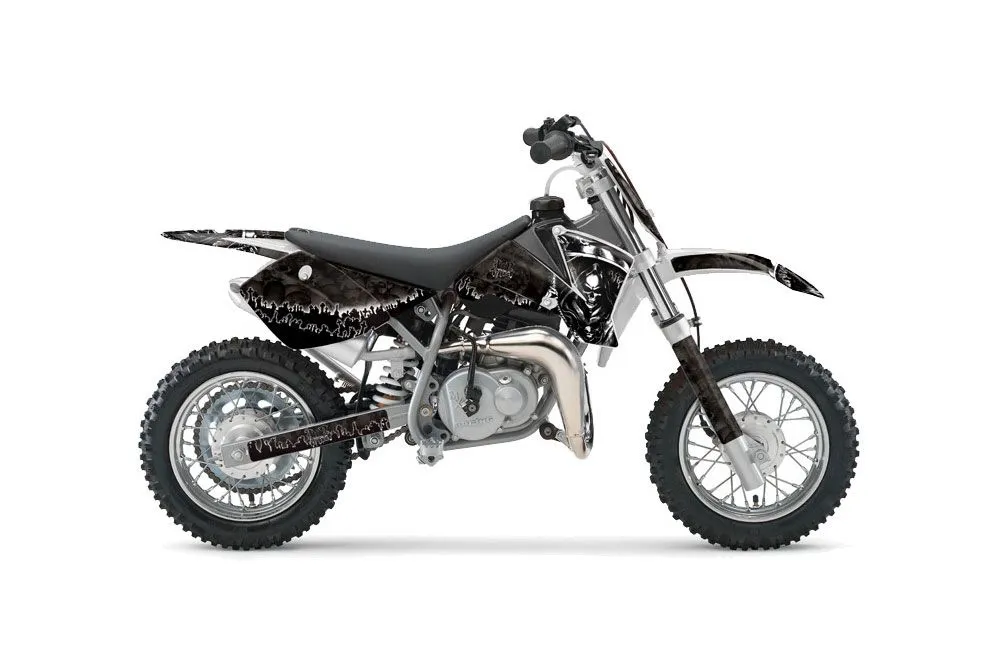 KTM SX 50 Adventure Jr / Sr Dirt Bike Graphic Kit - 2002-2008 Reaper Black