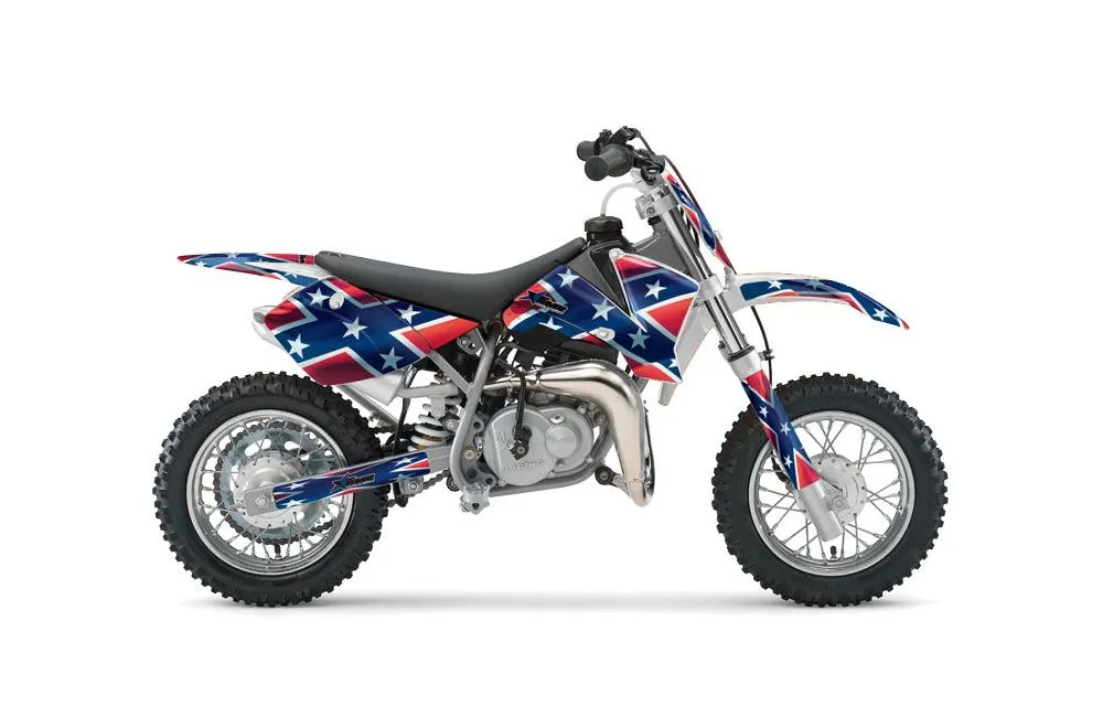 KTM SX 50 Adventure Jr / Sr Dirt Bike Graphic Kit - 2002-2008 Rebel White