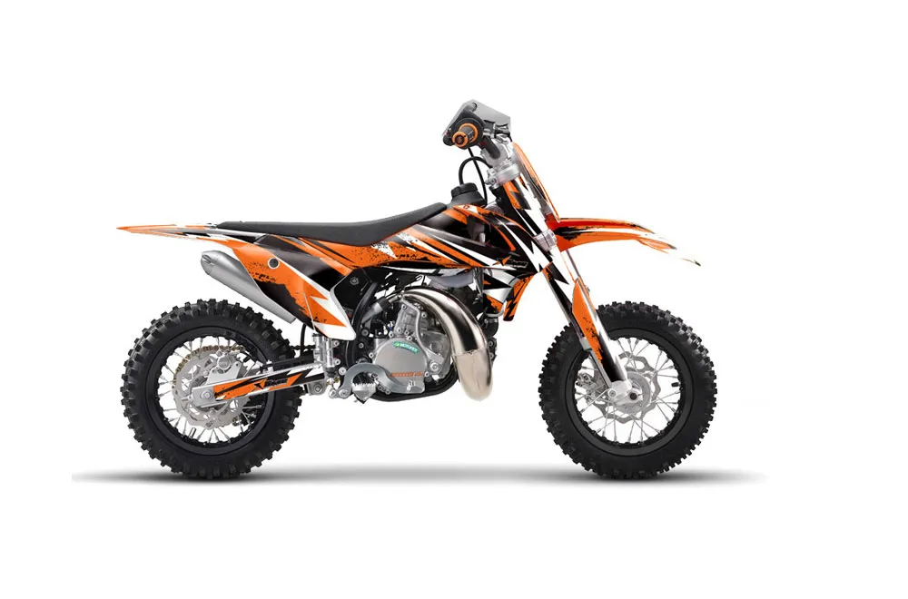KTM SX 50 Adventure Jr / Sr Dirt Bike Graphic Kit - 2016-2018 Attack Orange