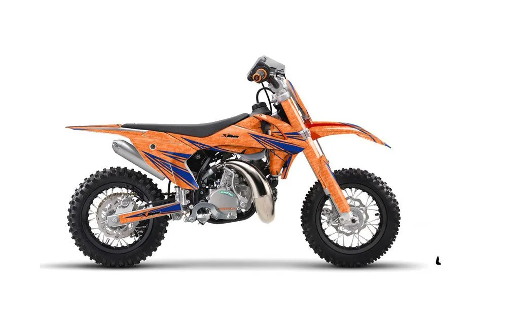 KTM SX 50 Adventure Jr / Sr Dirt Bike Graphic Kit - 2016-2018 Contender Orange