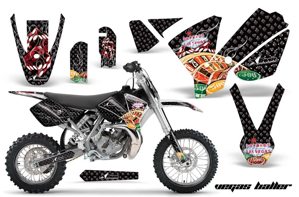 KTM SX 65 Dirt Bike Custom Graphic Kit - 2002-2008