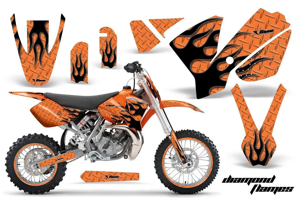 KTM SX 65 Dirt Bike Custom Graphic Kit - 2002-2008