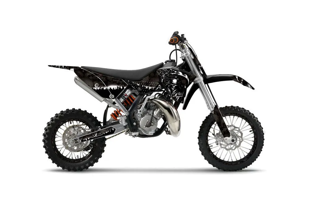 KTM SX 65 Dirt Bike Graphic Kit - 2009-2015 Reaper Black