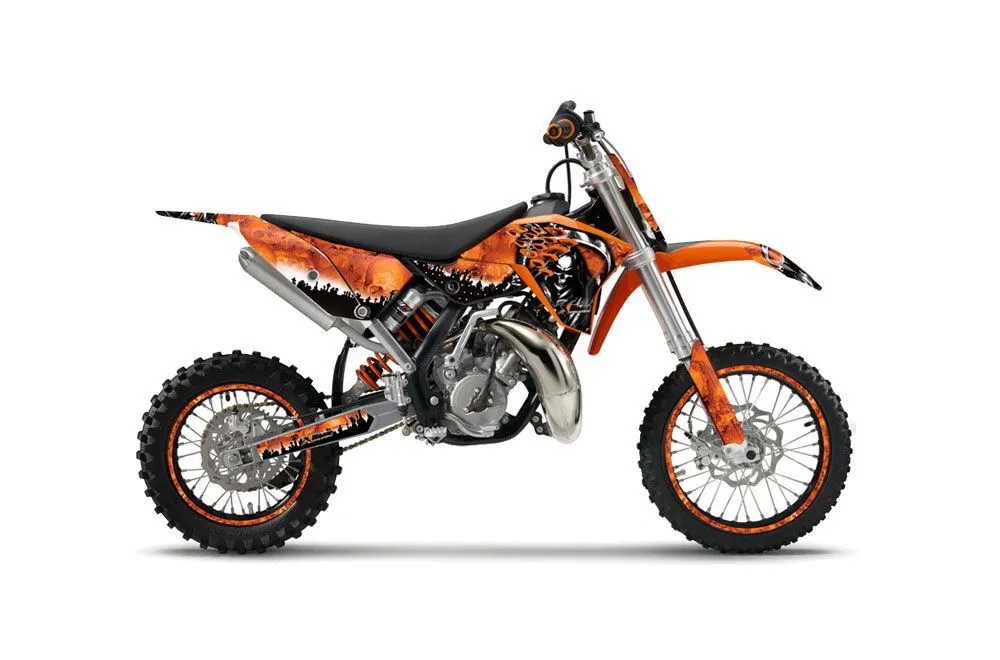 KTM SX 65 Dirt Bike Graphic Kit - 2009-2015 Reaper Orange