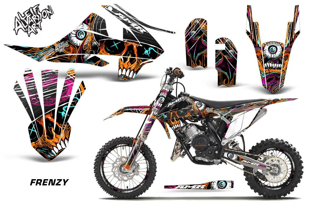 KTM SX 65 Dirt Bike Graphic Kit - 2016-2023 Frenzy Orange