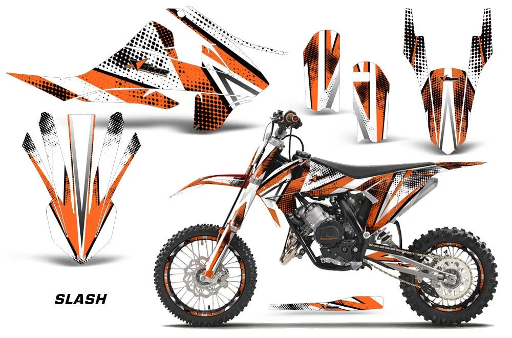 KTM SX 65 Dirt Bike Graphic Kit - 2016-2023 Slash Orange