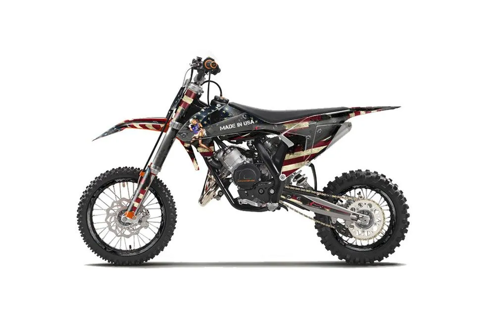 KTM SX 65 Dirt Bike Graphic Kit - 2016-2023 WW2