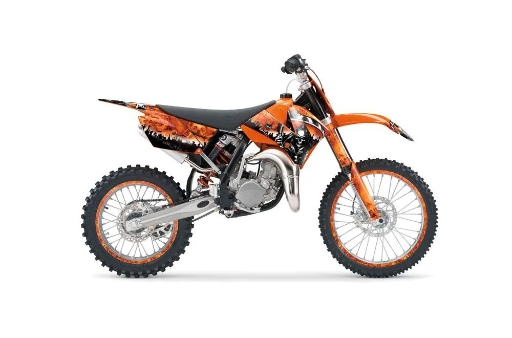 KTM SX 85 Dirt Bike Graphic Kit - 2006-2012 Reaper Orange