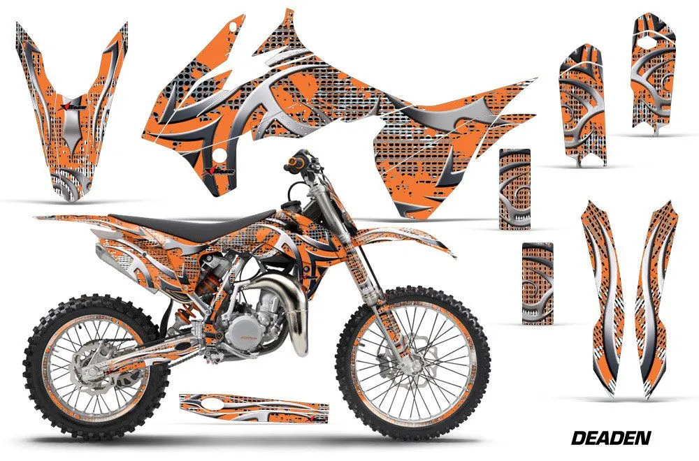KTM SX 85 Dirt Bike Graphic Kit - 2013-2017 Deaden Orange