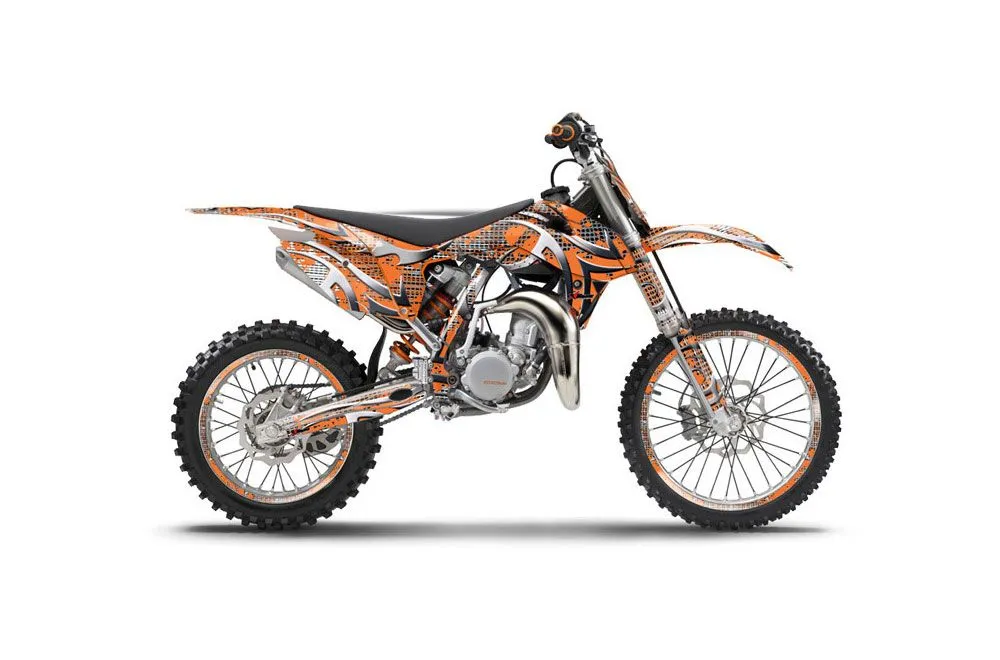 KTM SX 85 Dirt Bike Graphic Kit - 2013-2017 Deaden Orange