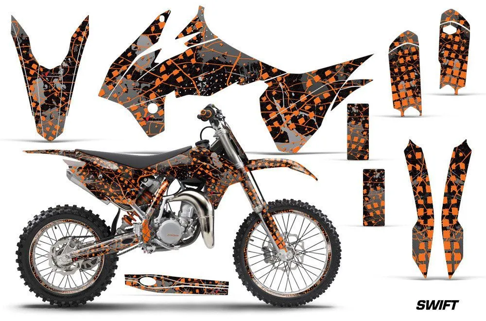 KTM SX 85 Dirt Bike Graphic Kit - 2013-2017 Swift Orange
